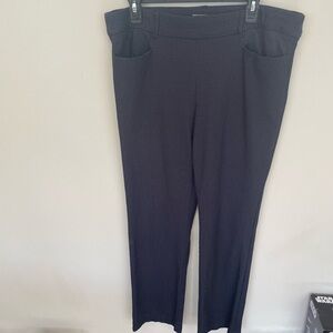 Maurices Black and Blue Textured Women's Trousers